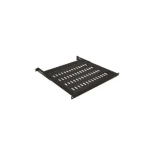 Polica fiksna 800mm rack kačenje na 4 tačke/podesivi zadnji držači Mirsan 19/1U crna MR.SBR80.01_YK