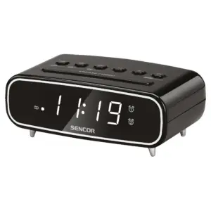 Fm radio sa digitalnim prikazom vremena SENCOR SRC 2600 B crni